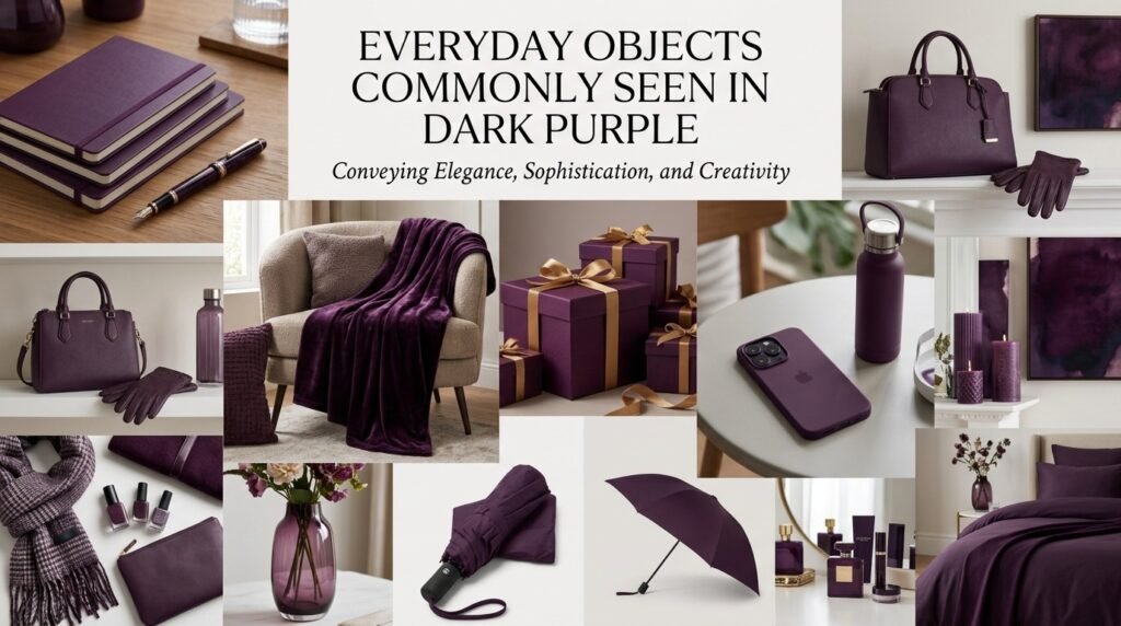 Everyday Objects Associated With Dark Purple