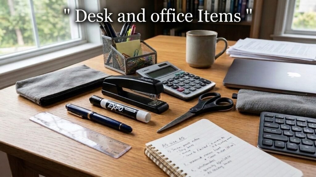 Desk and Office Items That Are Around 8 Inches Long