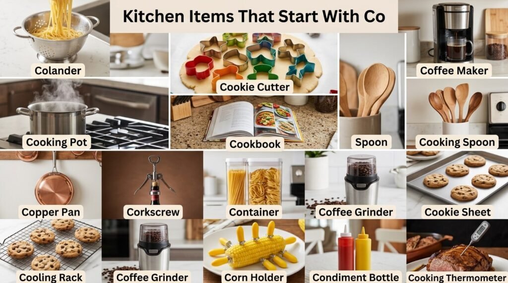 Kitchen Items That Start With Co