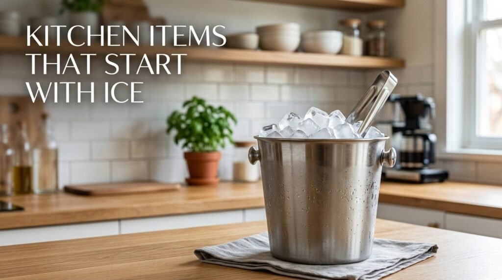 Kitchen Items That Start With Ice