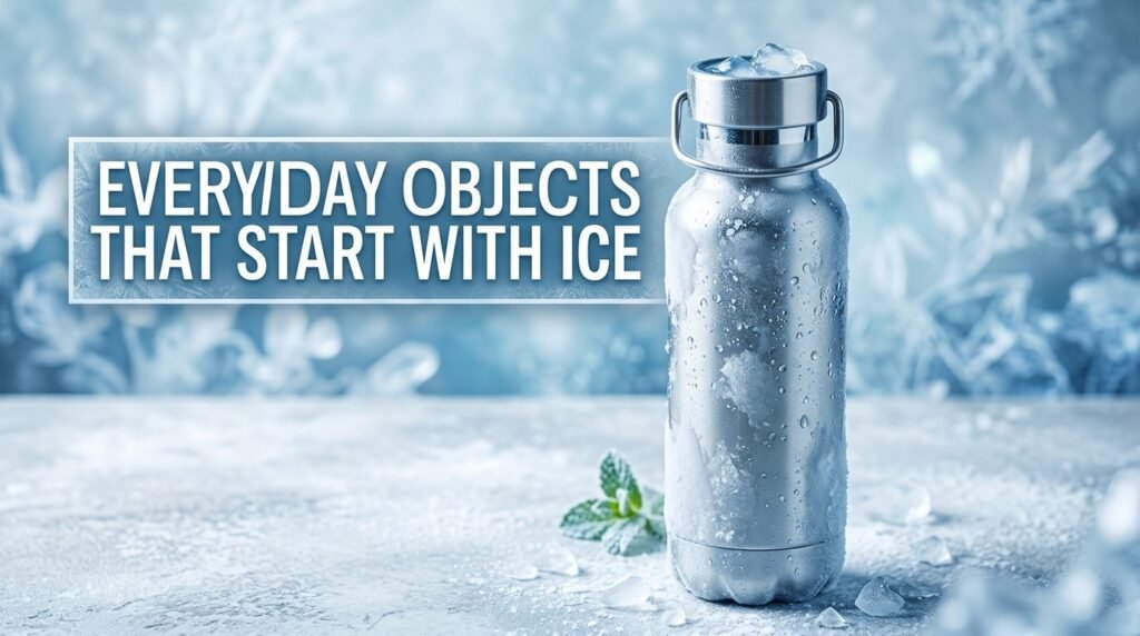Everyday Objects That Start With Ice