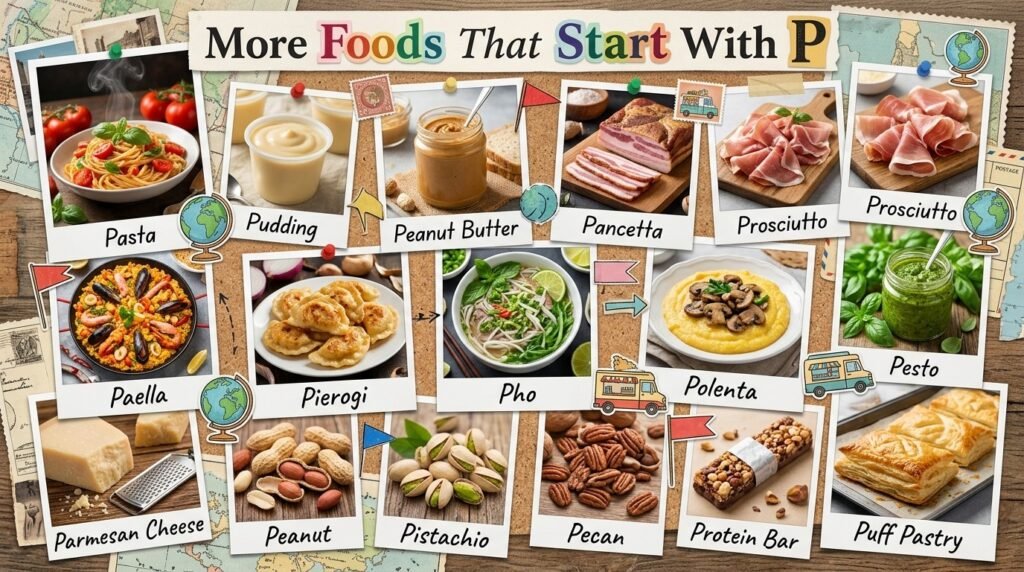 More Foods That Start With P