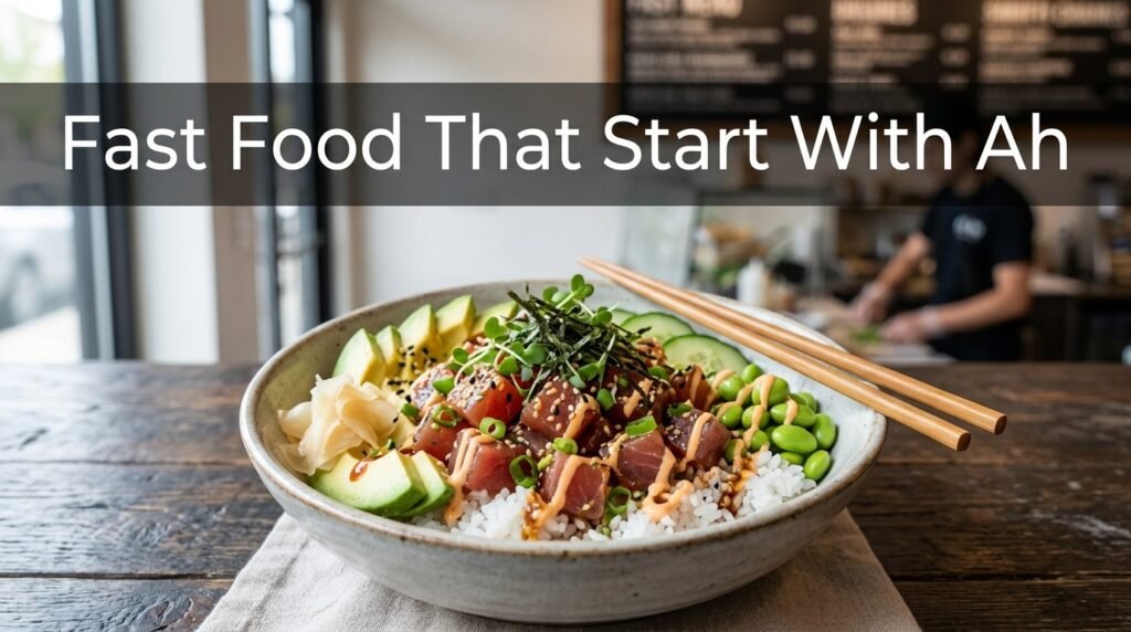 Fast Food That Start With Ah