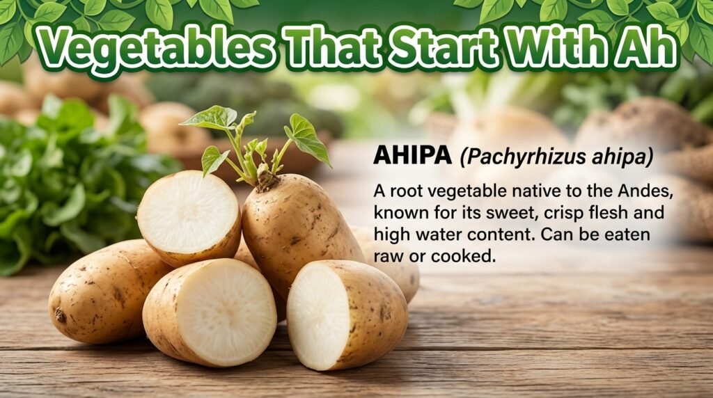 Vegetables That Start With Ah