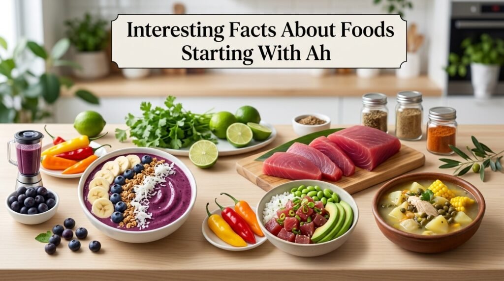 Interesting Facts About Foods Starting With Ah