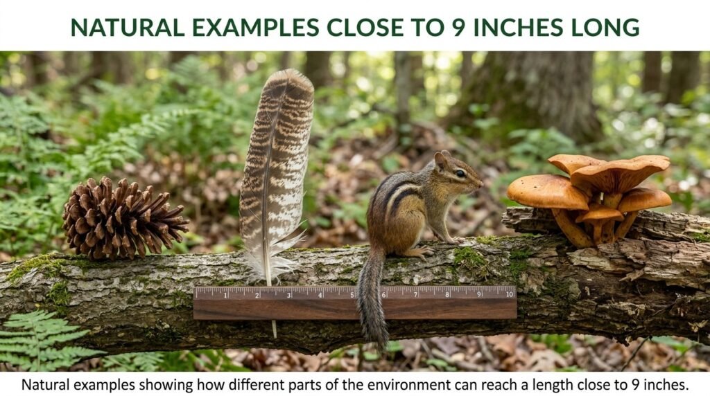 Examples in Nature That Are Around 9 Inches Long