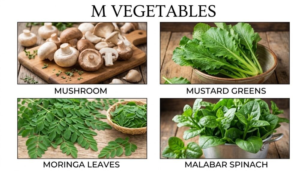 M Vegetables