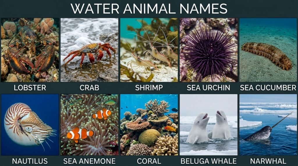 Water Animal Names