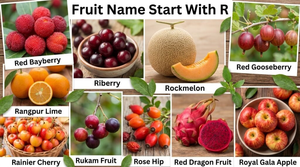 Fruit Name Start With R