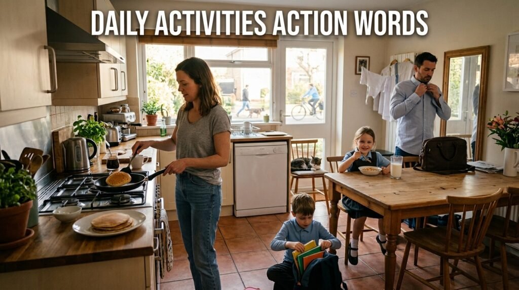 Daily Activities Action Words