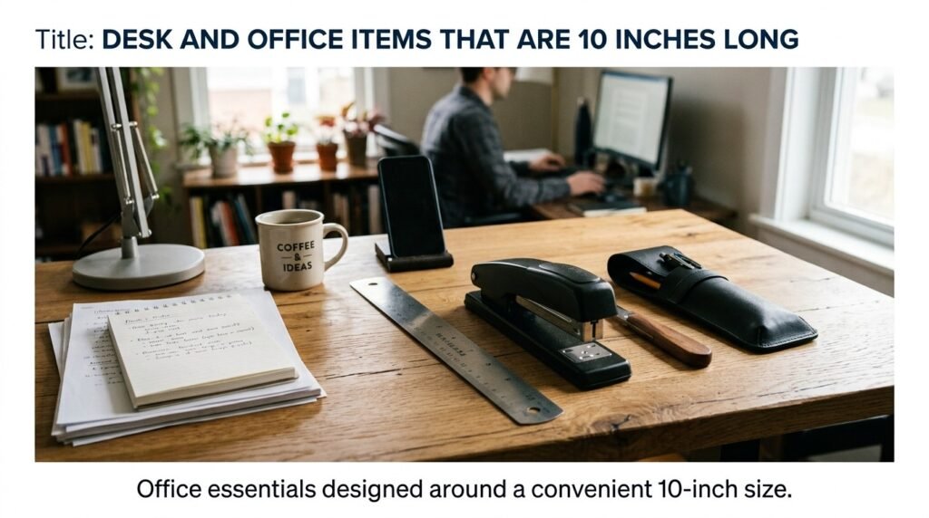 Desk and Office Items That Are 10 Inches Long