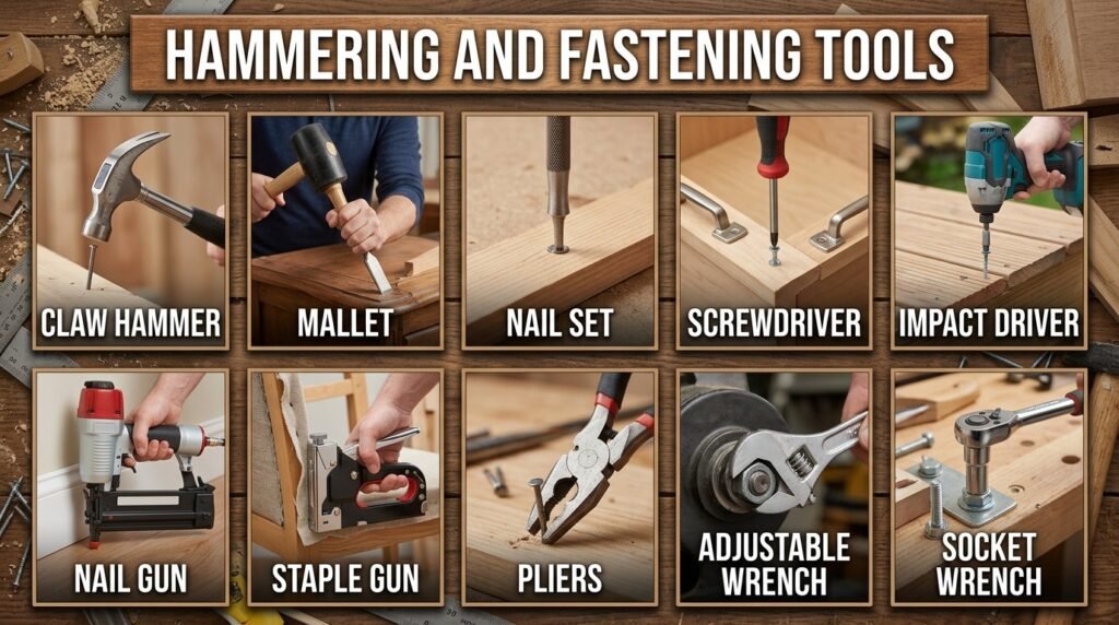 Hammering and Fastening Tools