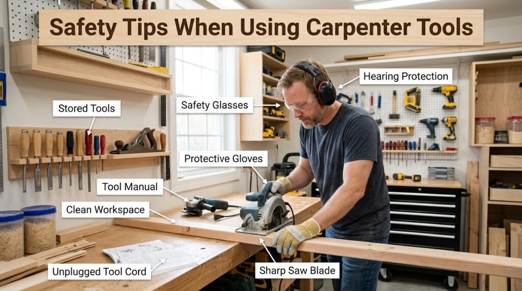 Safety Tips When Using Carpenter Tools