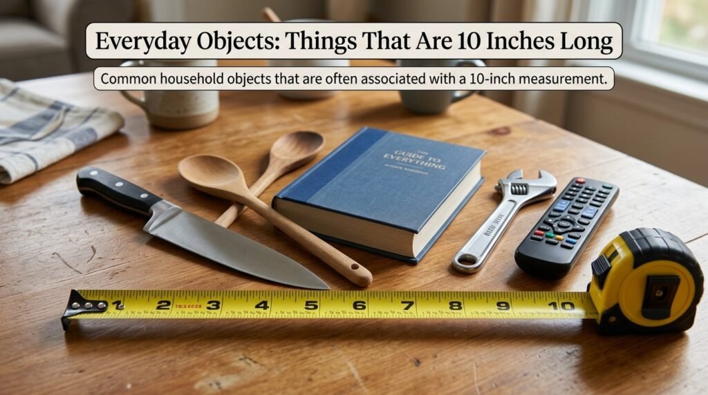 Everyday Objects: Things That Are 10 Inches Long