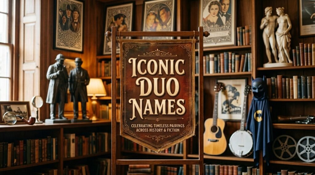 6. Iconic duo names