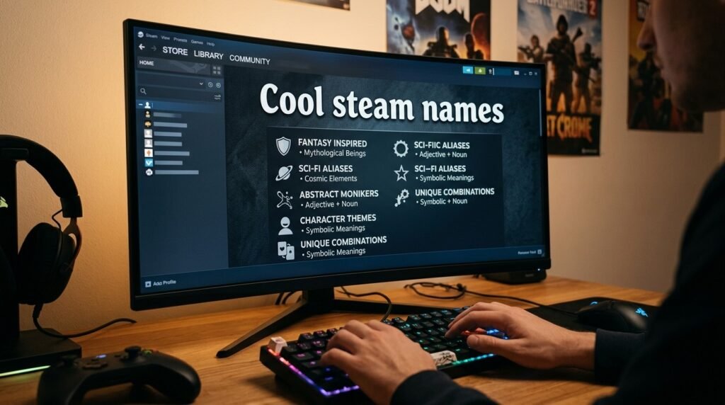 4. Cool steam names
