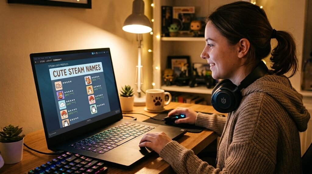 10. Cute Steam names