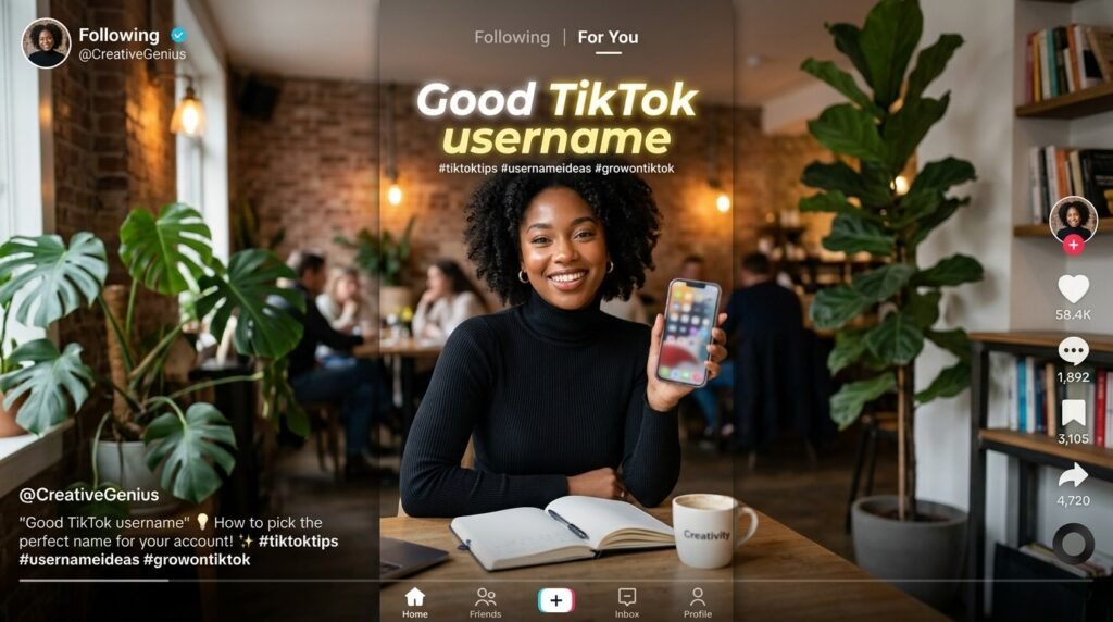 1. Good TikTok username