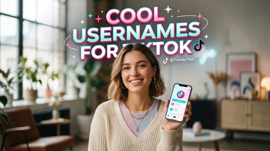 4. Cool usernames for TikTok
