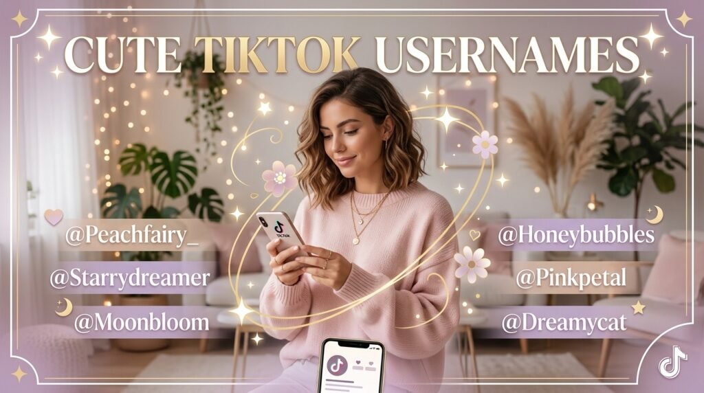 3. Cute TikTok usernames