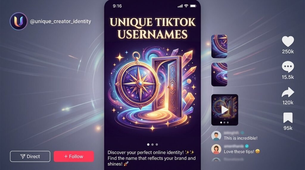 7. Unique TikTok usernames