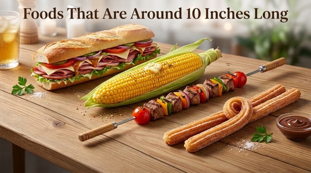 Foods That Are Around 10 Inches Long