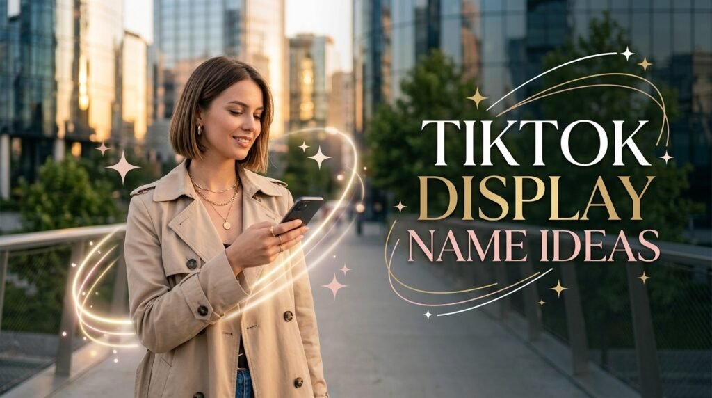 9. TikTok display name ideas