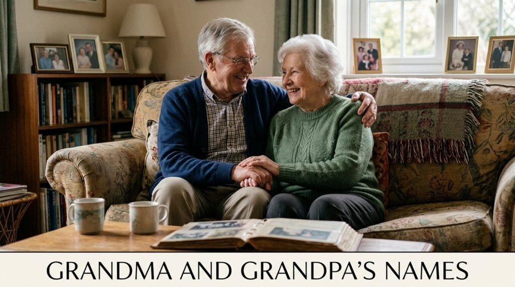 15. Grandma and grandpa's names