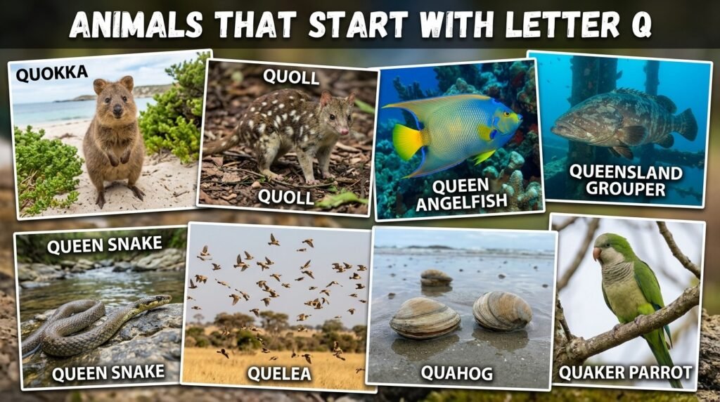 Animals That Start With Letter Q