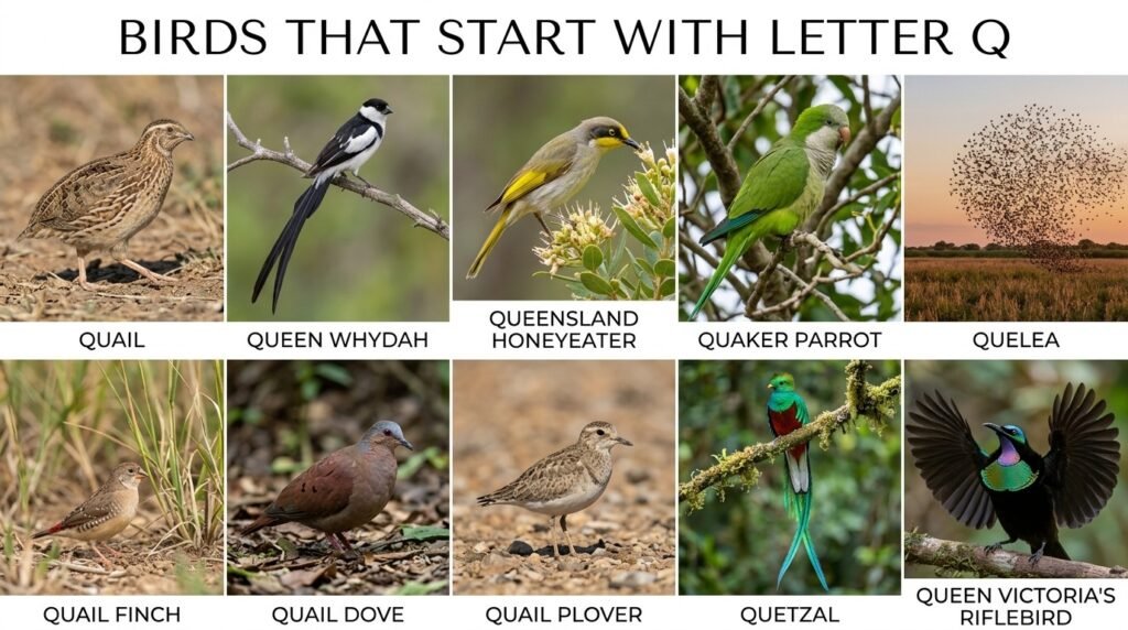 Birds That Start With Letter Q