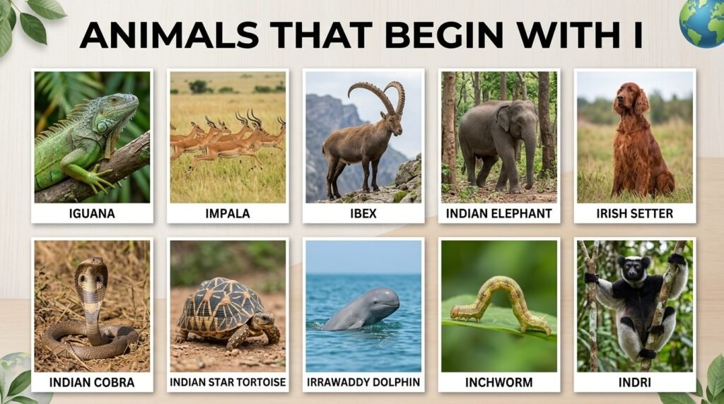 Animals That Begin With I