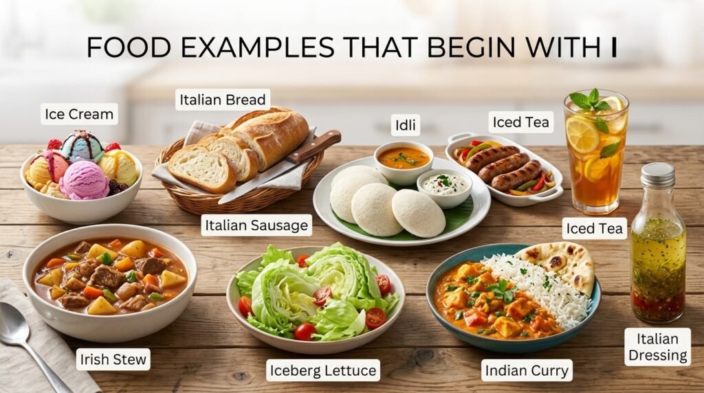 Food Examples That Begin With I