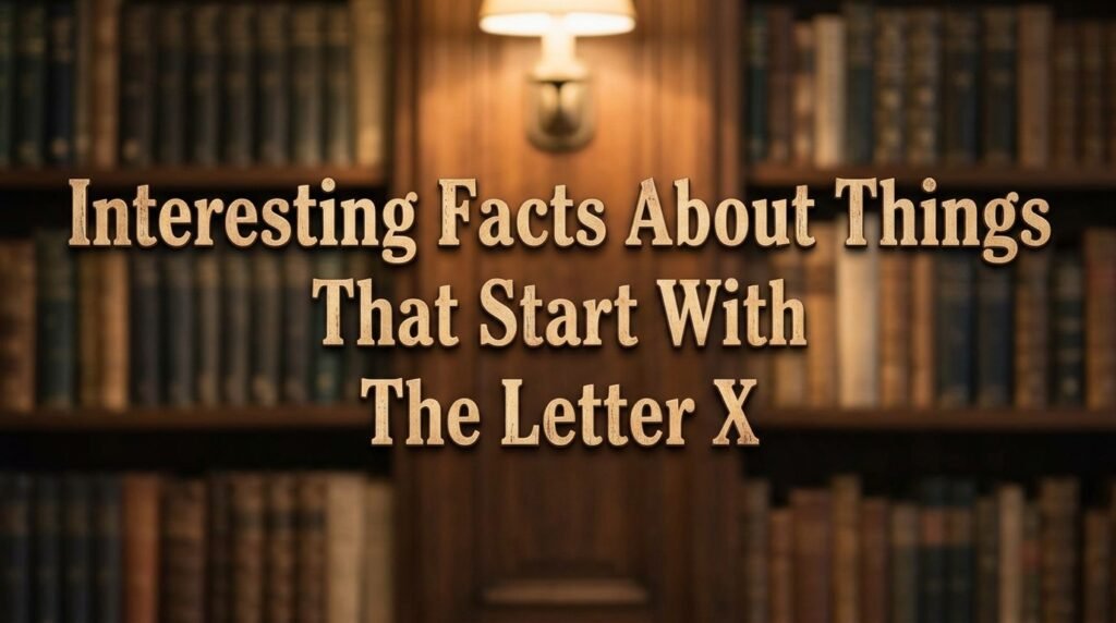 Interesting Facts About Things That Start With the Letter X