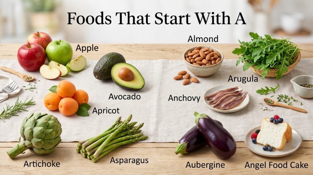 Foods That Start With A
