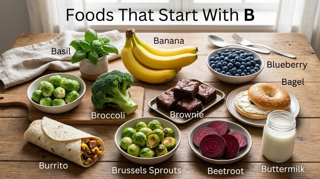 Foods That Start With B
