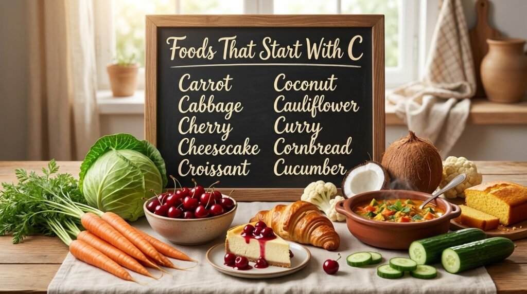 Foods That Start With C
