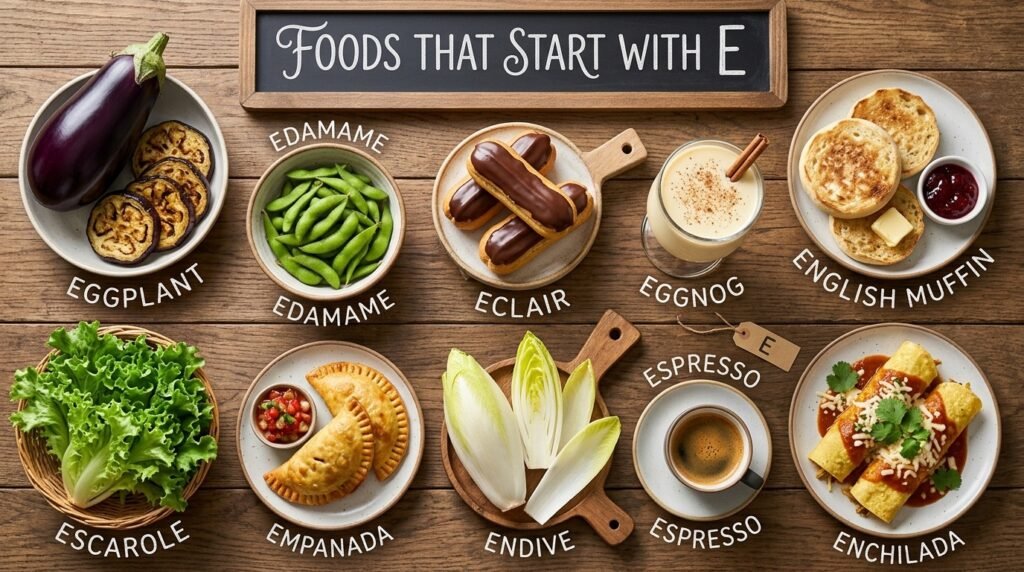 Foods That Start With E
