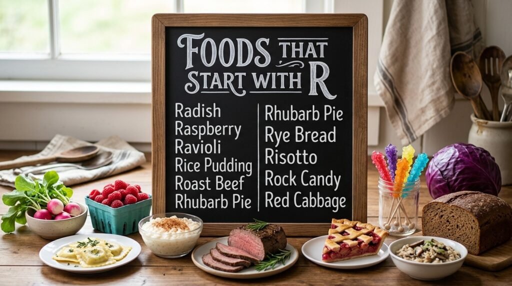Foods That Start With R