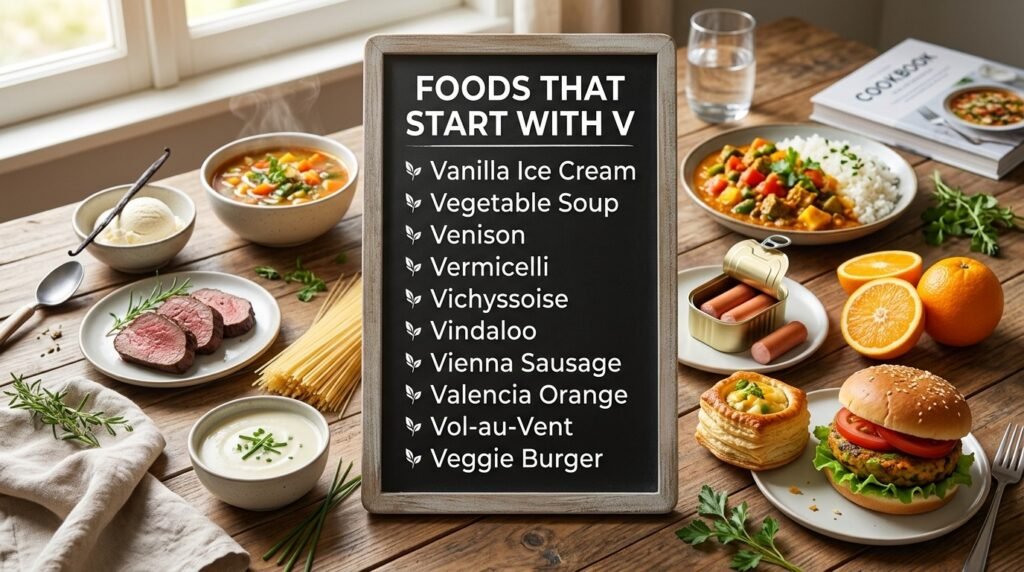 Foods That Start With V