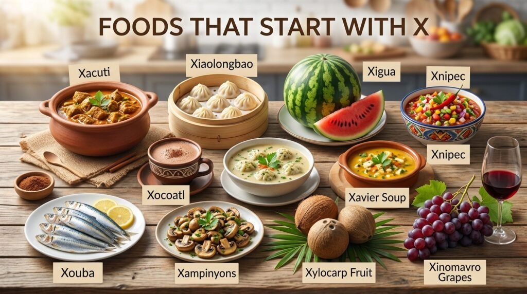 Foods That Start With X