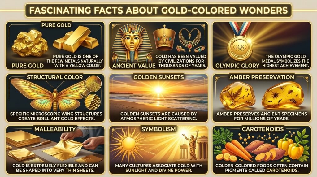 Examples in Nature: Things That Are Golden in Color