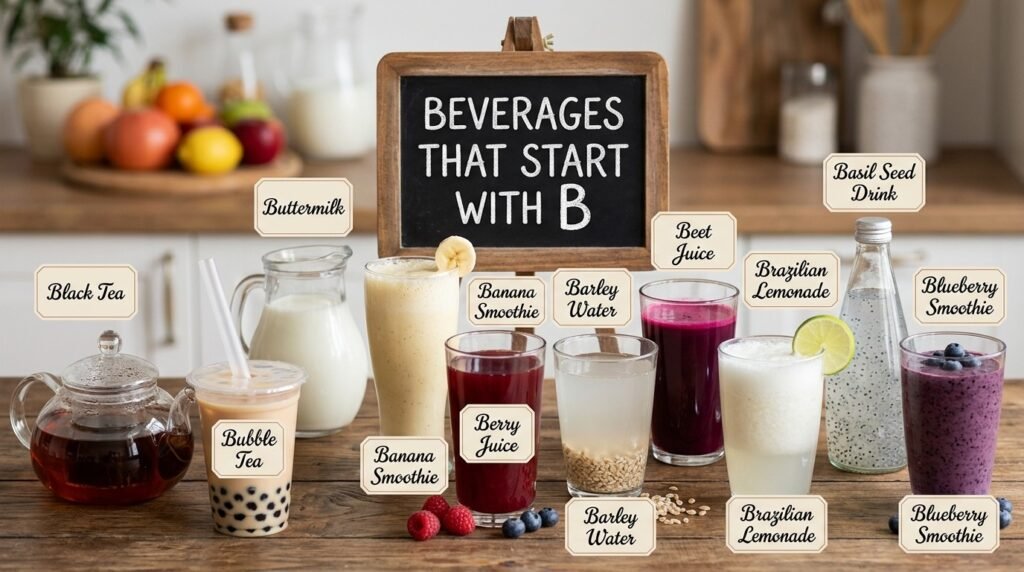 Beverages That Start With B