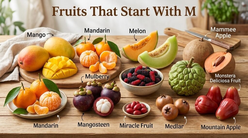 Fruits That Start With M