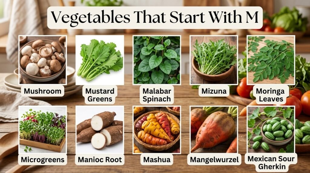 Vegetables That Start With M