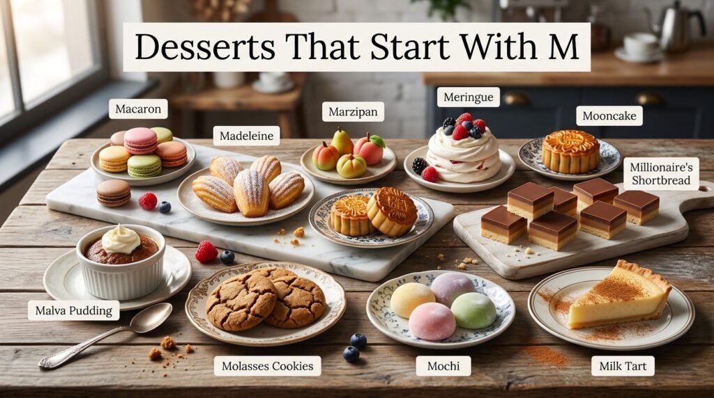 Desserts That Start With M