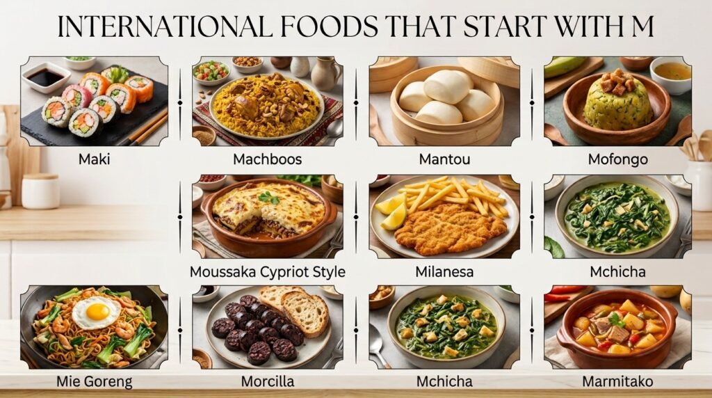International Foods That Start With M