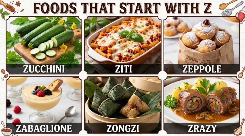 Foods That Start With Z