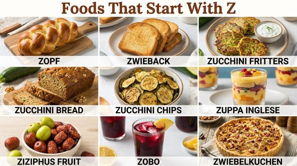 Foods That Start With Z