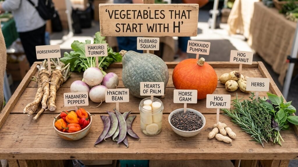 Vegetables That Start With H