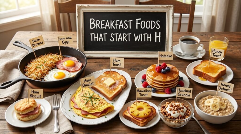 Breakfast Foods That Start With H
